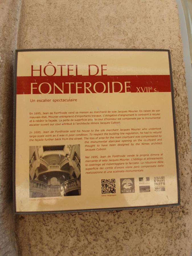 Au Coeur Du Centre Historique - Immeuble Classe - Terrasse - Climatise Nîmes Dış mekan fotoğraf